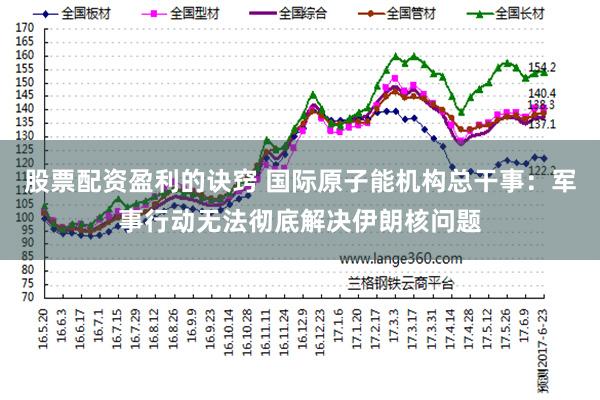 股票配资盈利的诀窍 国际原子能机构总干事：军事行动无法彻底解决伊朗核问题