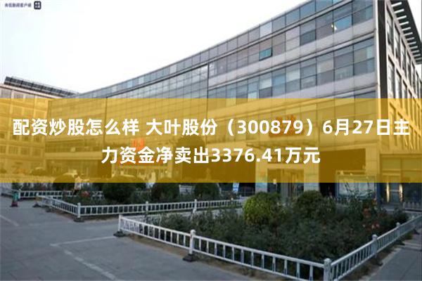 配资炒股怎么样 大叶股份（300879）6月27日主力资金净卖出3376.41万元