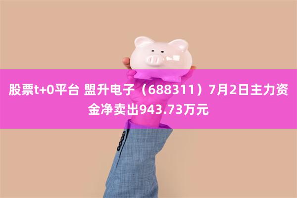 股票t+0平台 盟升电子（688311）7月2日主力资金净卖出943.73万元