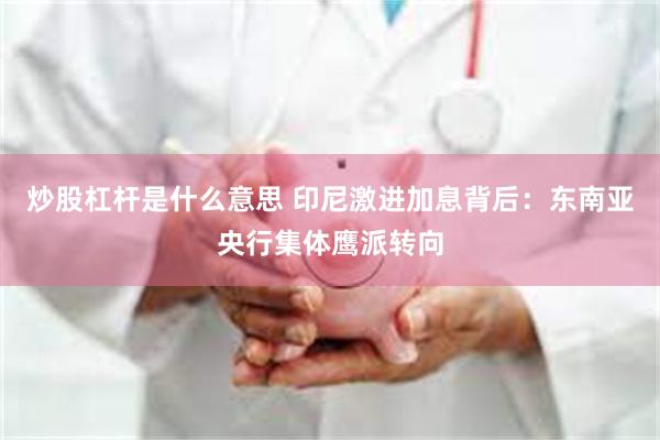 炒股杠杆是什么意思 印尼激进加息背后:东南亚央行集体鹰派转向