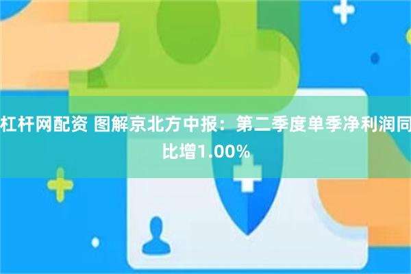 杠杆网配资 图解京北方中报：第二季度单季净利润同比增1.00%