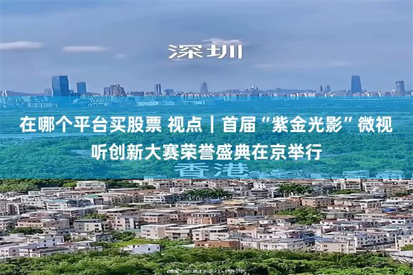 在哪个平台买股票 视点｜首届“紫金光影”微视听创新大赛荣誉盛典在京举行
