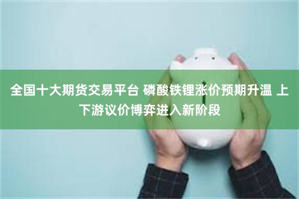 全国十大期货交易平台 磷酸铁锂涨价预期升温 上下游议价博弈进入新阶段