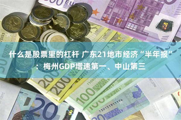 什么是股票里的杠杆 广东21地市经济“半年报”：梅州GDP增速第一、中山第三