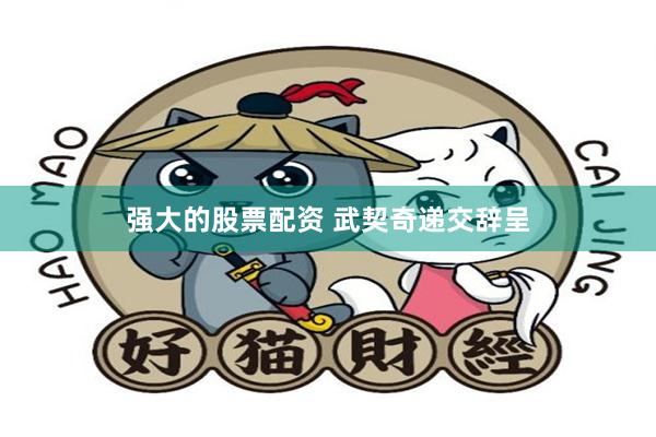 强大的股票配资 武契奇递交辞呈