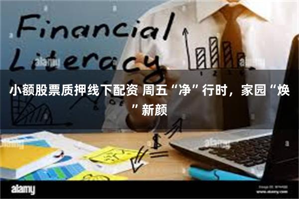 小额股票质押线下配资 周五“净”行时,家园“焕”新颜